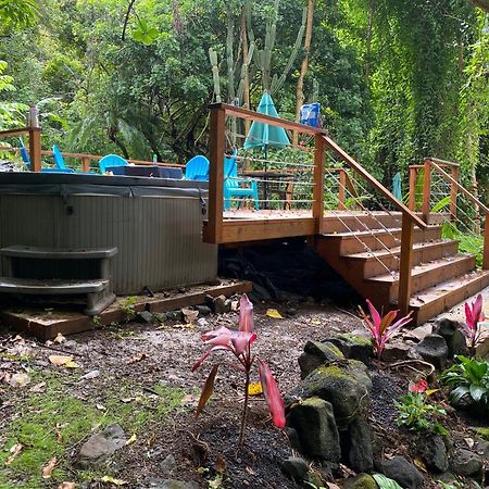 Cozy Jungle Boat Hideaway With Stunning Ocean View Villa Kealakekua Exteriör bild
